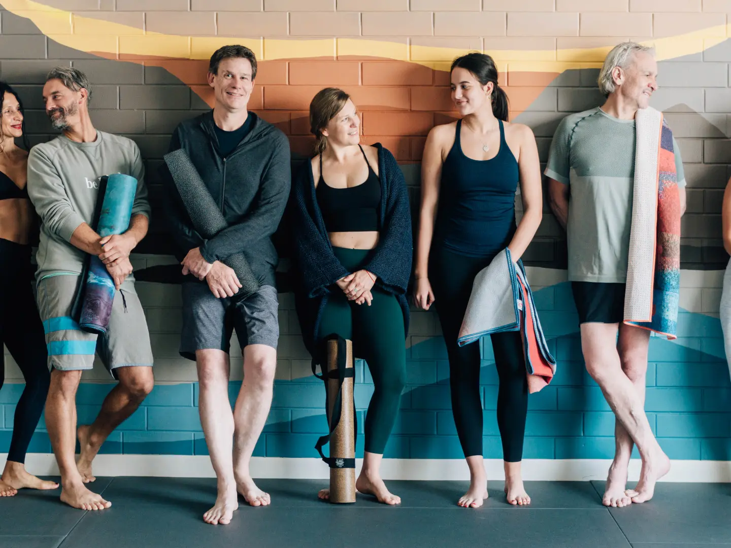 yogafusion members enjoying their membership benefits