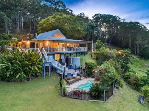 Yoga Retreat Main House view with Swimming Pool